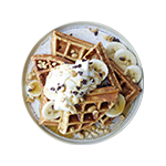 White Chocolate Waffle 