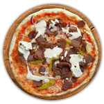 Melted Donner Pizza 