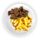 Donner Meat, Fries & Cheese 