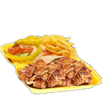 Portion Of Chicken Donner Meat 